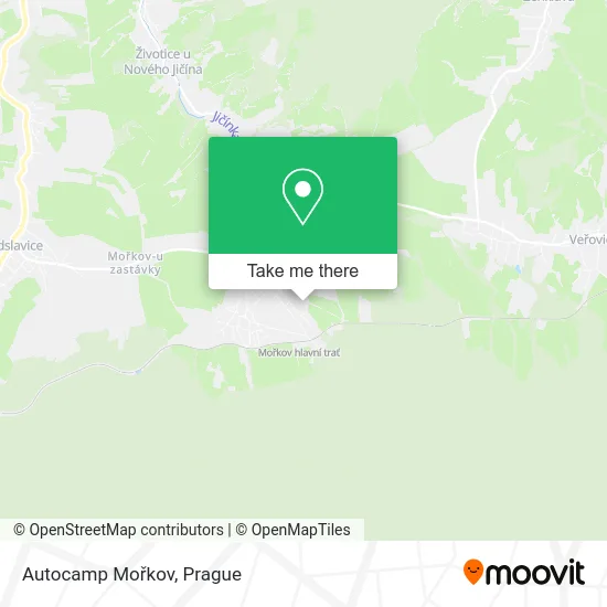 Карта Autocamp Mořkov