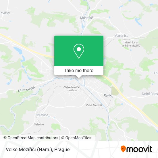 Velké Meziříčí (Nám.) map
