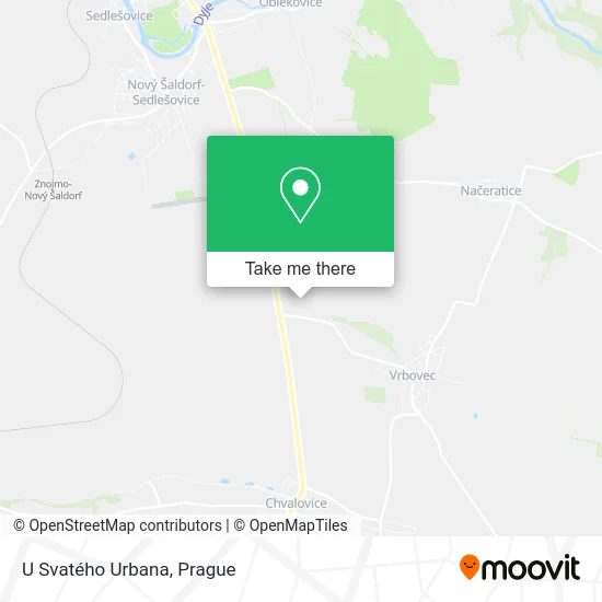 Карта U Svatého Urbana