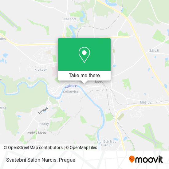 Svatební Salón Narcis map