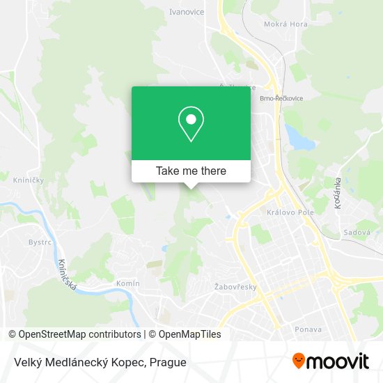 Velký Medlánecký Kopec map