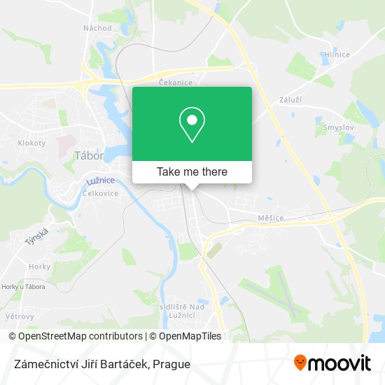 Zámečnictví Jiří Bartáček map