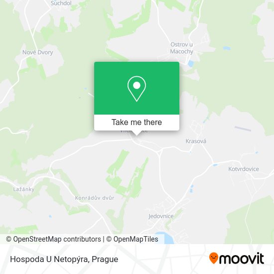 Hospoda U Netopýra map