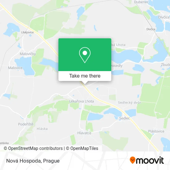 Карта Nová Hospoda