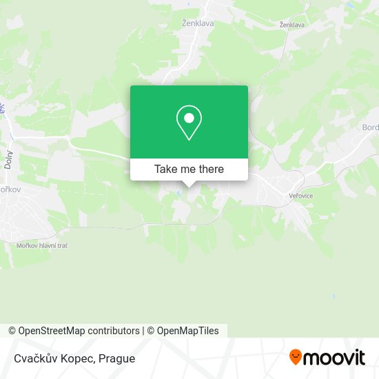Cvačkův Kopec map