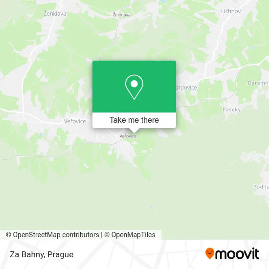 Карта Za Bahny