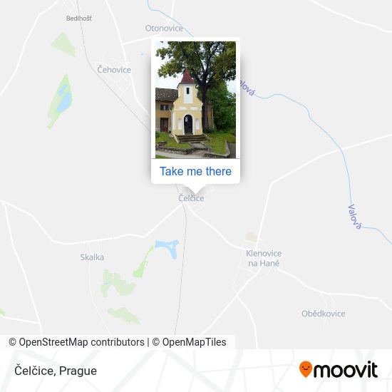 Карта Čelčice