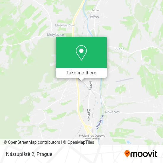 Карта Nástupiště 2