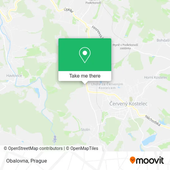 Карта Obalovna