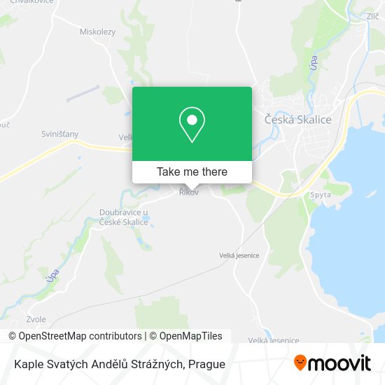 Kaple Svatých Andělů Strážných map
