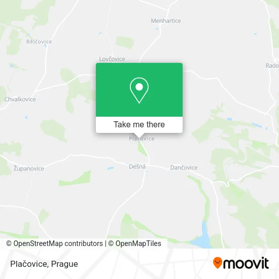 Карта Plačovice