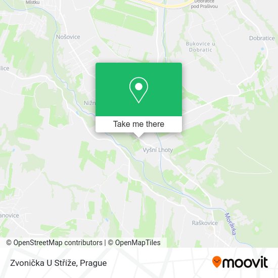 Zvonička U Stříže map