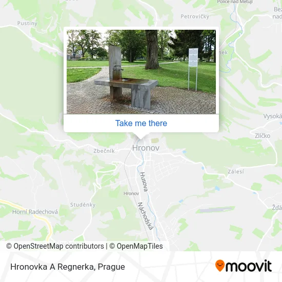 Карта Hronovka A Regnerka