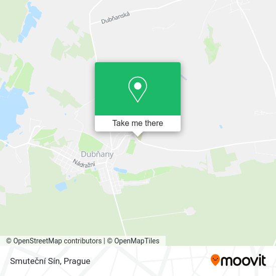 Smuteční Sín map