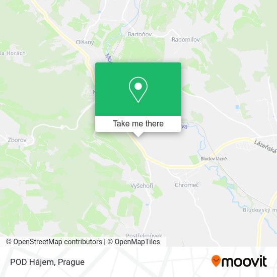Карта POD Hájem