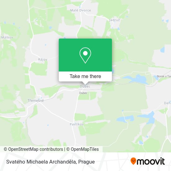 Svatého Michaela Archanděla map