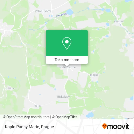 Карта Kaple Panny Marie