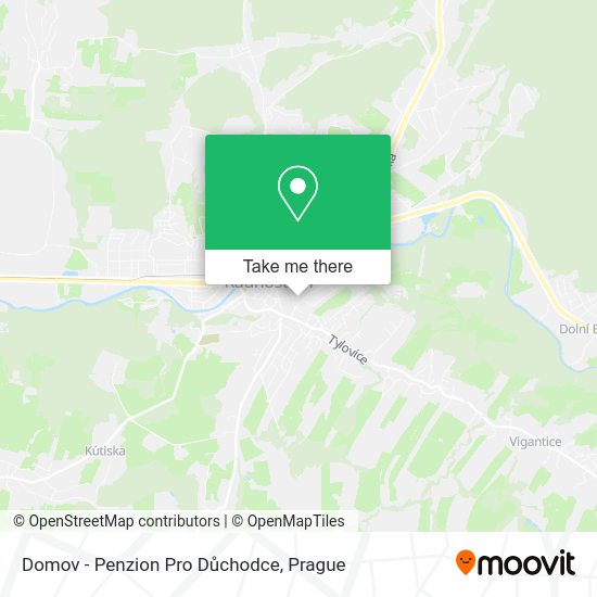 Domov - Penzion Pro Důchodce map