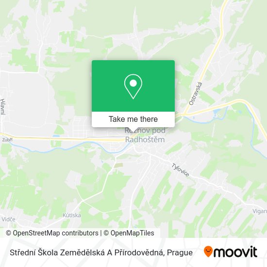 Střední Škola Zemědělská A Přírodovědná map