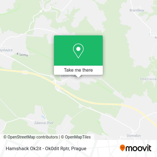 Hamshack Ok2it - Ok0dit Rptr map