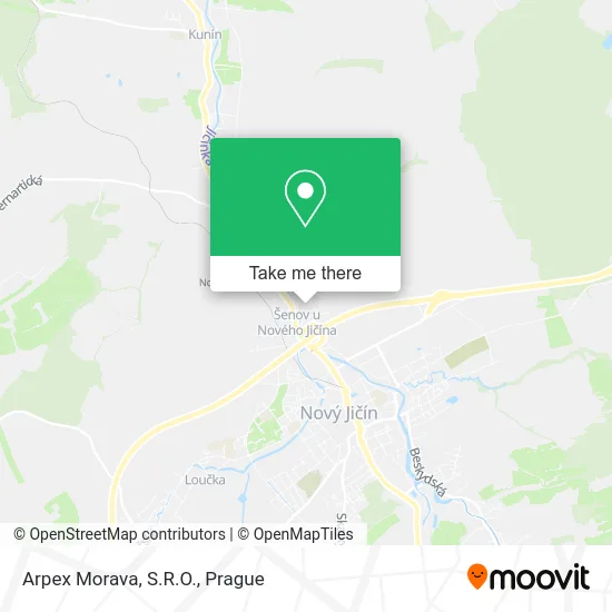 Карта Arpex Morava, S.R.O.