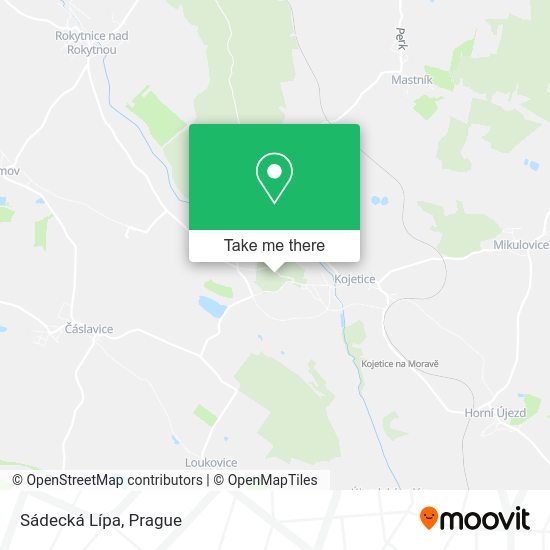 Sádecká Lípa map