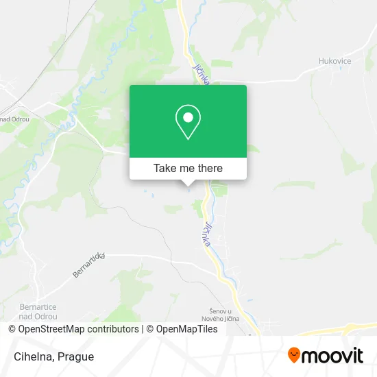 Карта Cihelna