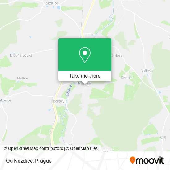 Карта Oú Nezdice