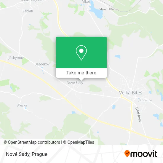 Карта Nové Sady