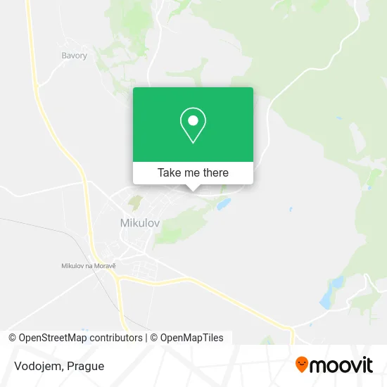 Карта Vodojem