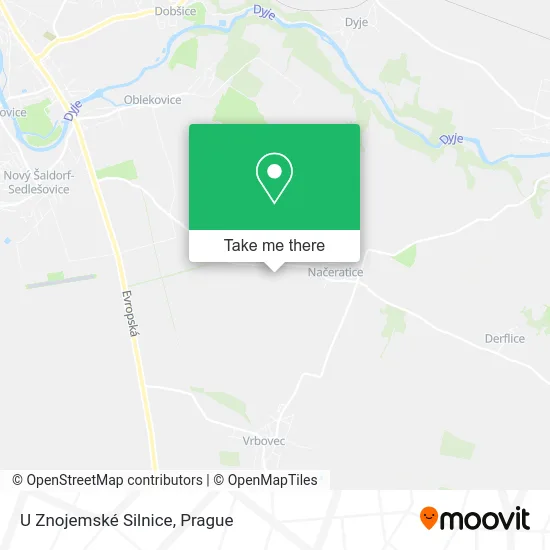 Карта U Znojemské Silnice