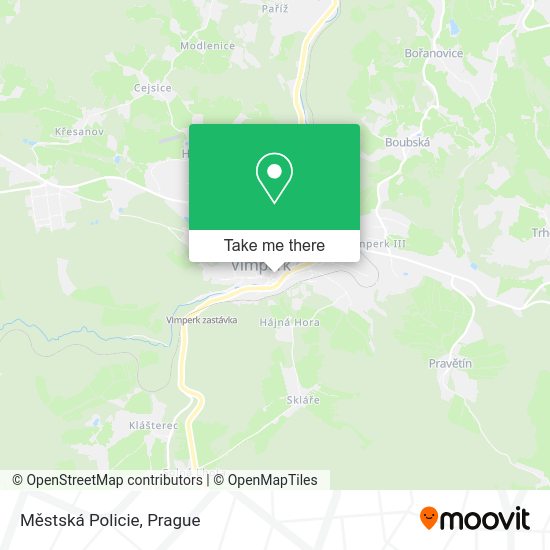 Městská Policie map