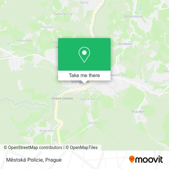 Карта Městská Policie