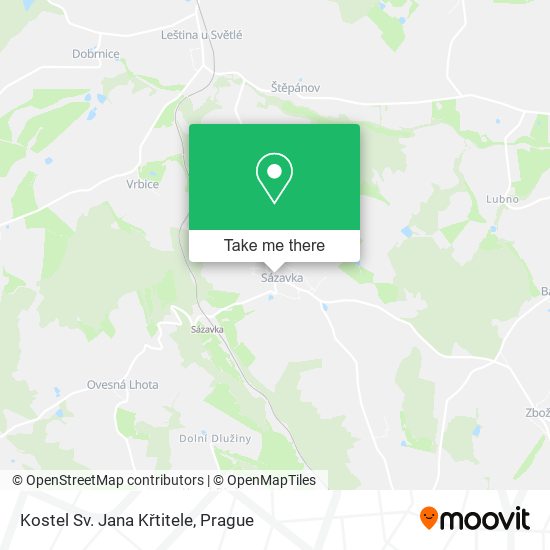 Kostel Sv. Jana Křtitele map