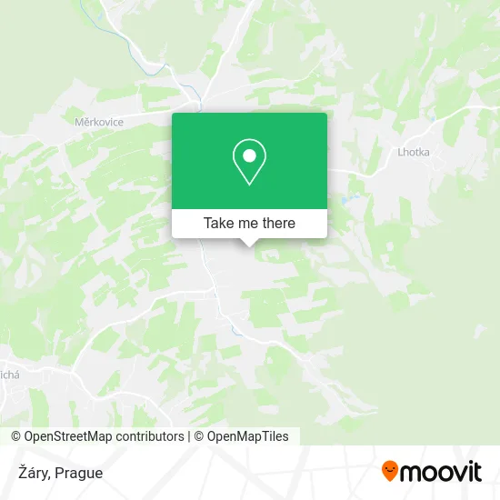 Карта Žáry