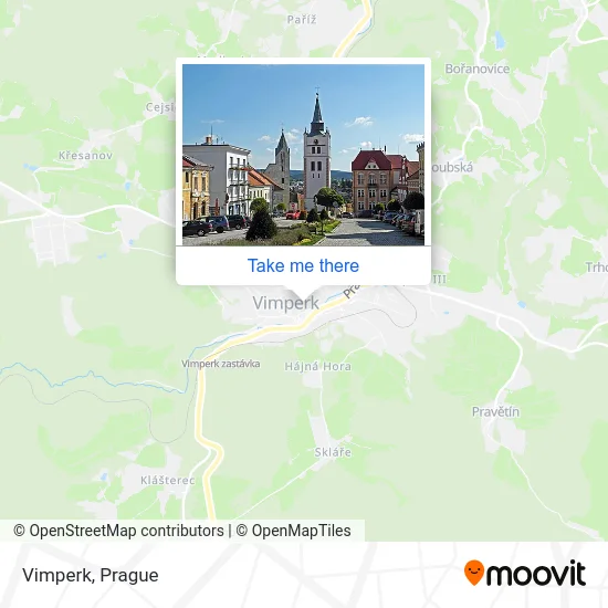 Карта Vimperk