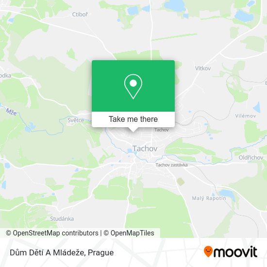 Dům Dětí A Mládeže map