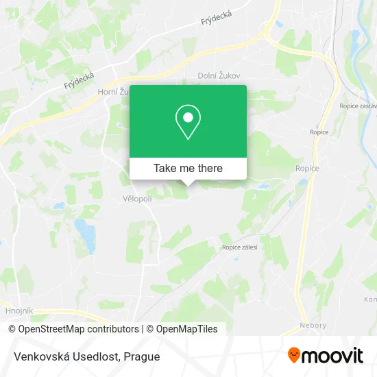 Карта Venkovská Usedlost