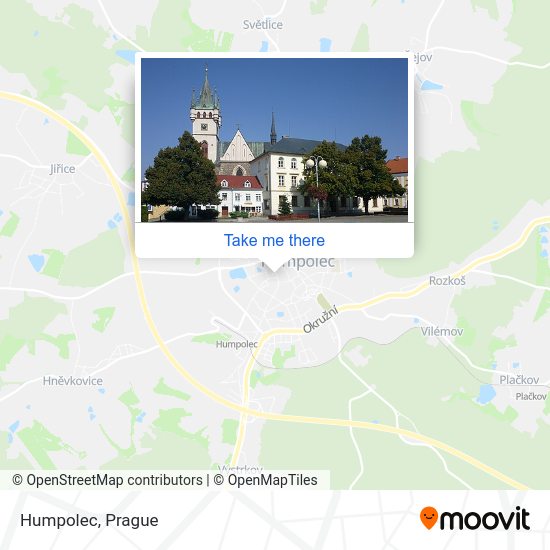 Карта Humpolec