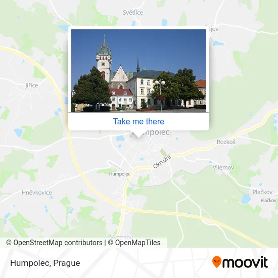 Карта Humpolec
