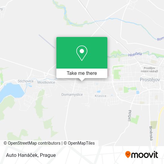 Карта Auto Hanáček