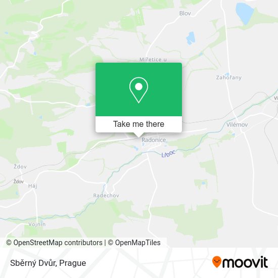 Sběrný Dvůr map
