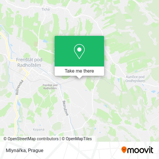 Карта Mlynářka
