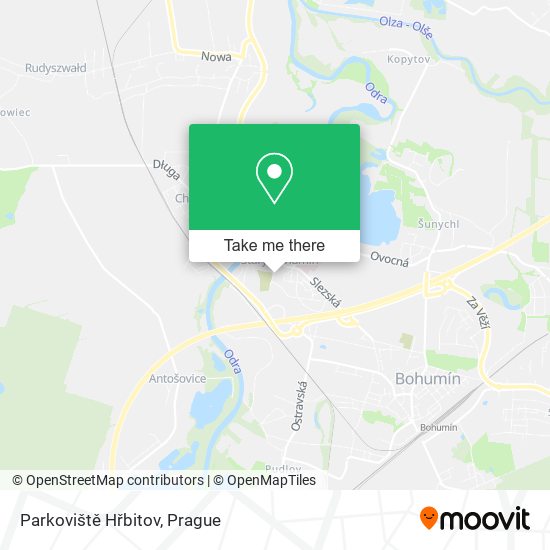 Parkoviště Hřbitov map