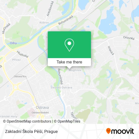 Základní Škola Pěší map