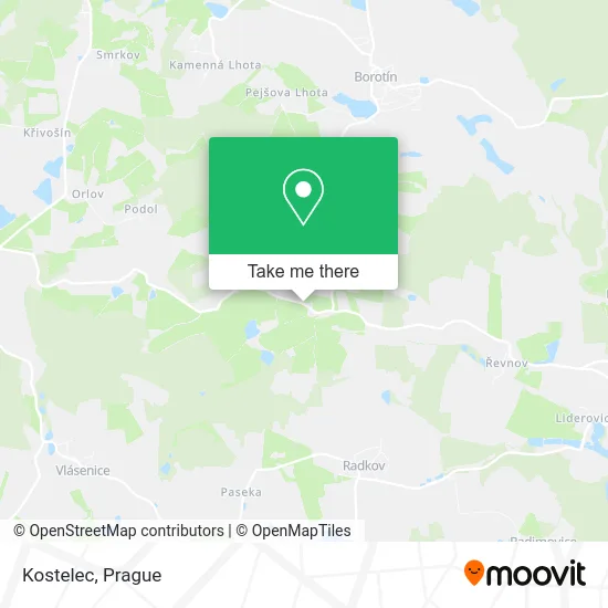 Карта Kostelec