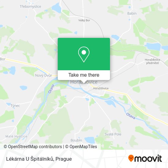 Lékárna U Špitálníků map
