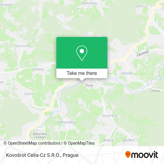 Kovošrot Celia-Cz S.R.O. map