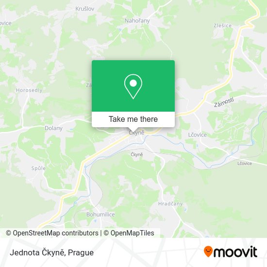Jednota Čkyně map
