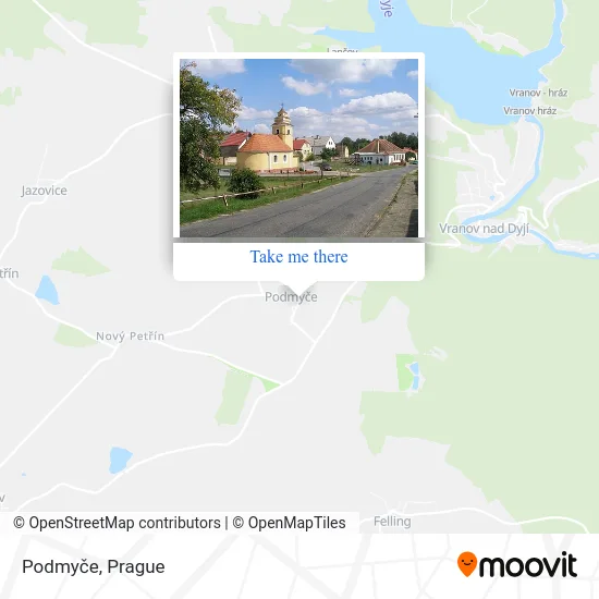 Карта Podmyče